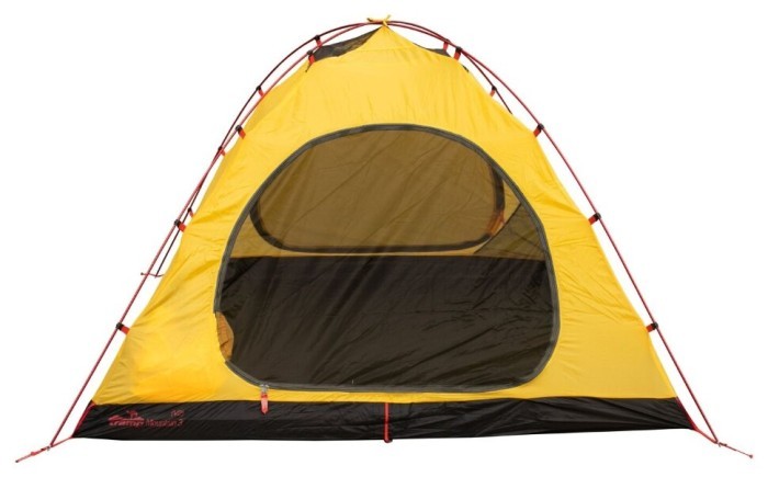 Намет Tramp Mountain 3 (V2) сірий/червоний (TRT-023), укр, укр