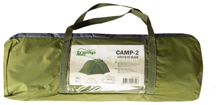 Палатка Tramp Lite Camp 2 olive UTLT-010