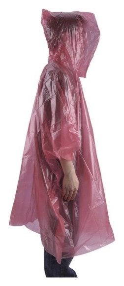 Пончо AceCamp Emergency Rain Poncho pink, укр