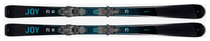 Лыжи горные HEAD ( 315603 ) e-super Joy SW SLR Joy Pro bk/bl + крепеж ( 100913 ) PROTECTOR SLR 11 GW BR.80[N]m.bk 2024