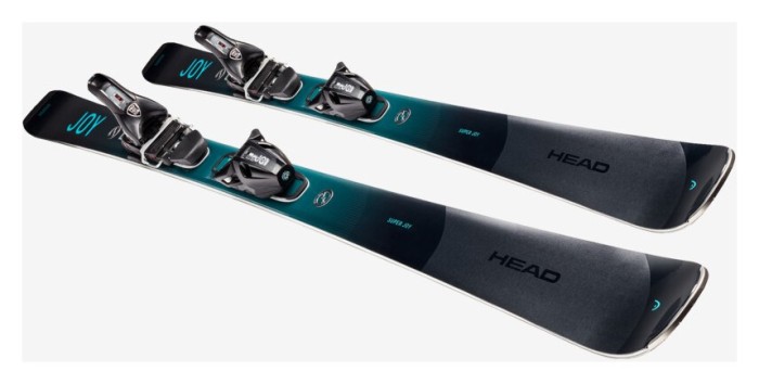 Лыжи горные HEAD ( 315603 ) e-super Joy SW SLR Joy Pro bk/bl + крепеж ( 100913 ) PROTECTOR SLR 11 GW BR.80[N]m.bk 2024