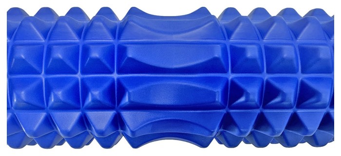 Масажний ролик EasyFit Grid Roller 45 см v.2.2 Синій