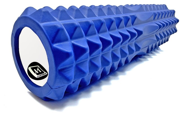 Масажний ролик EasyFit Grid Roller 45 см v.2.2 Синій