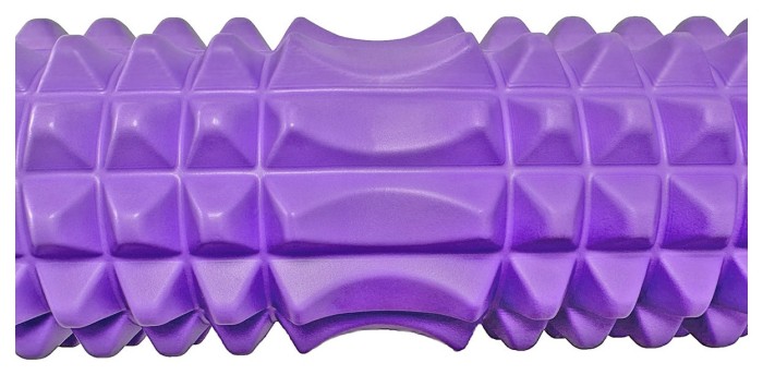 Масажний ролик EasyFit Grid Roller 45 см v.2.2 Синій