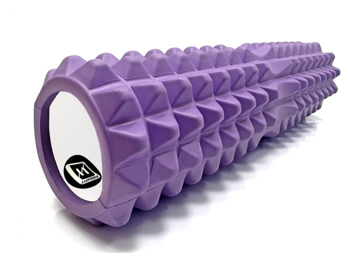 Масажний ролик EasyFit Grid Roller 45 см v.2.2 Синій, укр, укр