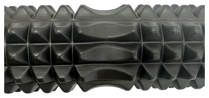 Масажний ролик EasyFit Grid Roller 45 см v.2.2 Синій, укр, укр