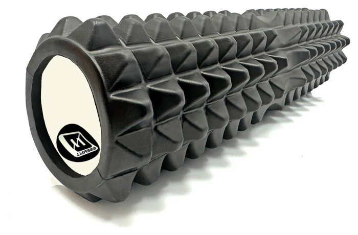 Масажний ролик EasyFit Grid Roller 45 см v.2.2 Синій, укр, укр