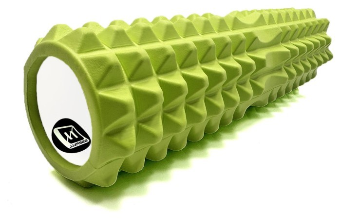 Масажний ролик EasyFit Grid Roller 45 см v.2.2 Синій, укр, укр