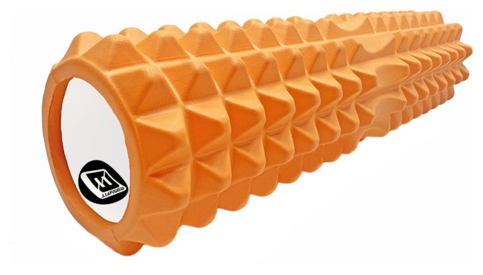 Масажний ролик EasyFit Grid Roller 45 см v.2.2 Синій, укр, укр