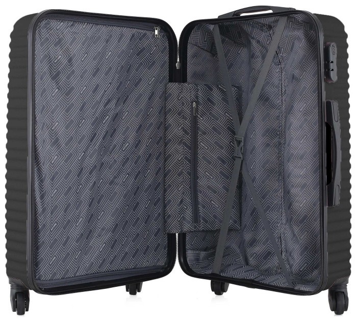 Валіза Semi Line 20" (S) Black (T5647-2)