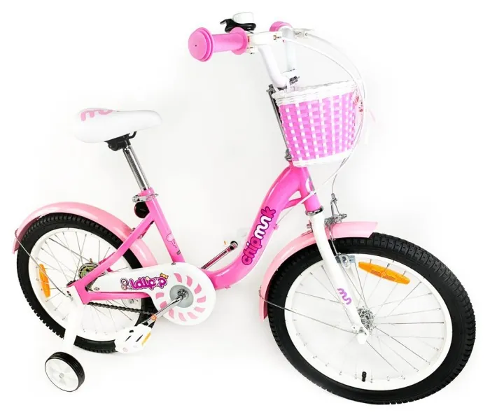 Велосипед дитячий RoyalBaby Chipmunk MM Girls 18", OFFICIAL UA, рожевий