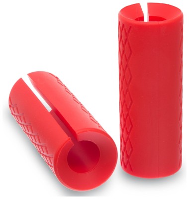 Розширювачі грифа EasyFit 12,7 х 5,5 см (2 шт) червоні