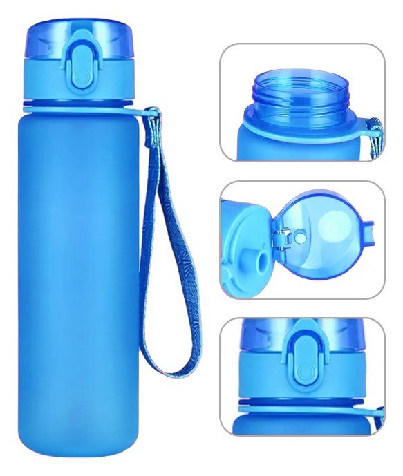 Бутылка для воды EasyFit AquaFlow 800 мл (синяя)