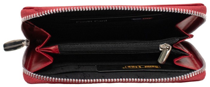 Кошелек женский кожаный Semi Line RFID Red (P8271-2)