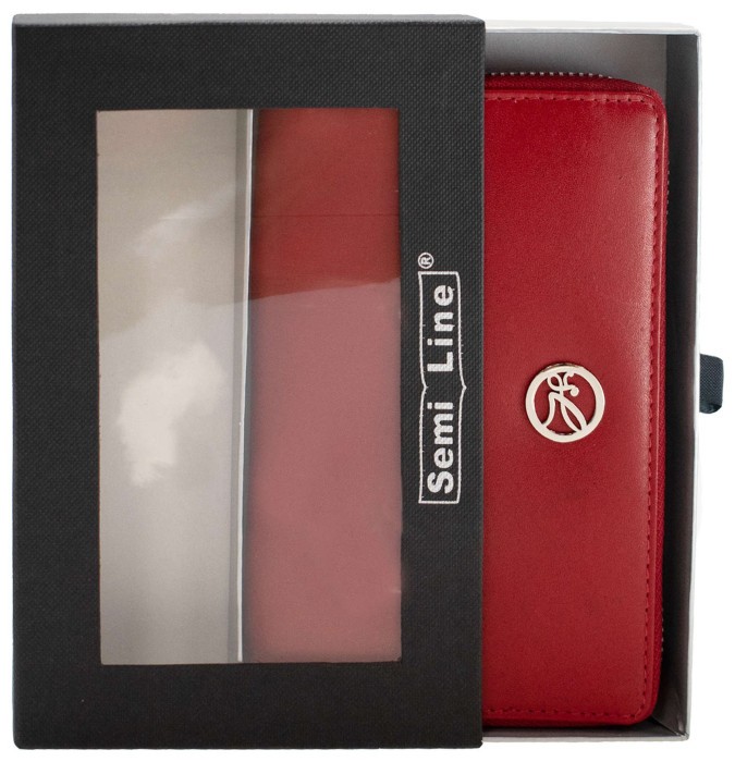 Кошелек женский кожаный Semi Line RFID Red (P8271-2)