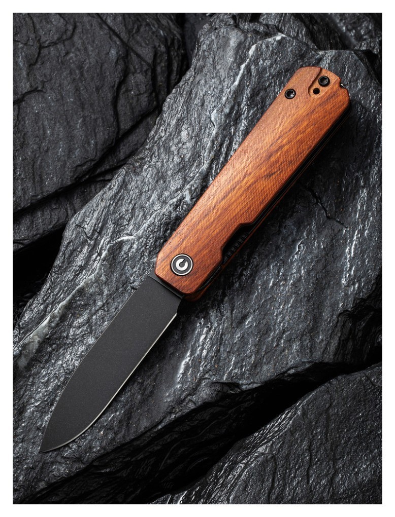 Ніж складаний Civivi Sendy Guibourtia Wood C21004A-2, укр, укр