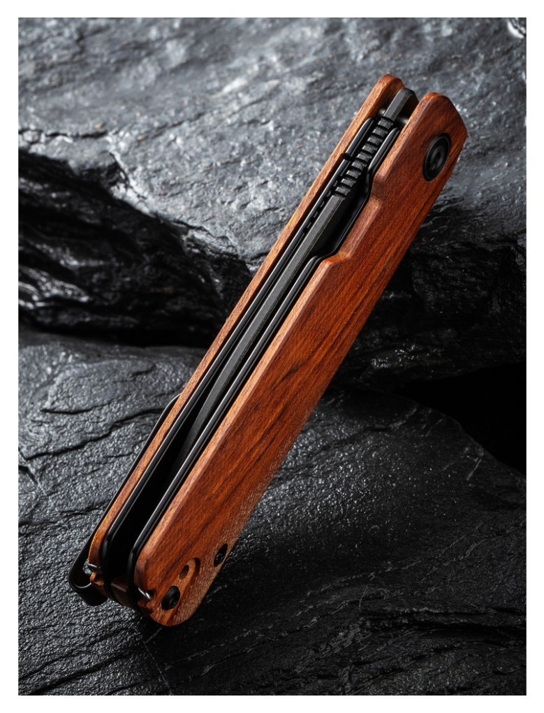 Ніж складаний Civivi Sendy Guibourtia Wood C21004A-2, укр, укр