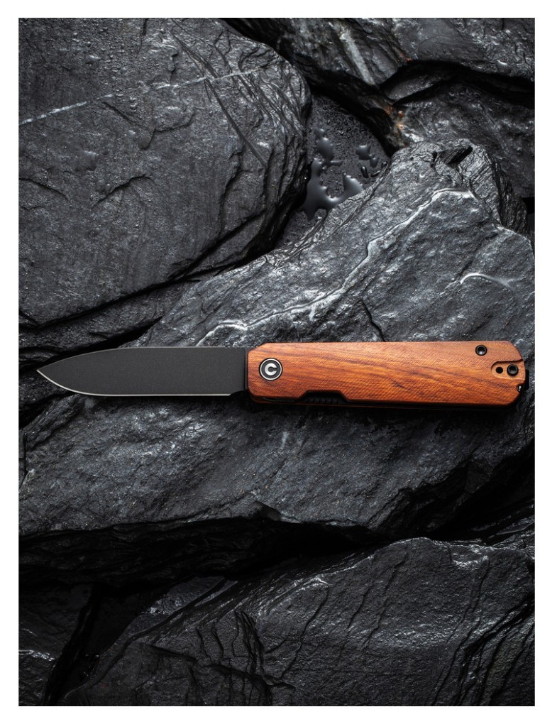 Ніж складаний Civivi Sendy Guibourtia Wood C21004A-2, укр, укр