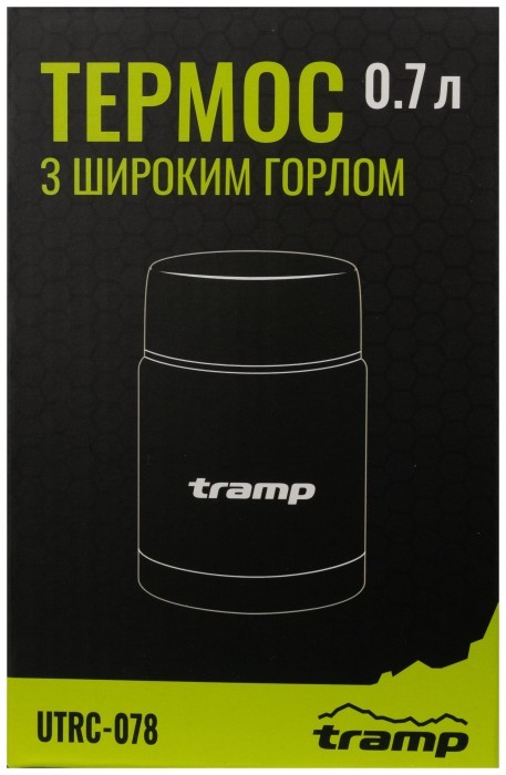 Термос Tramp з широким горлом 0,7л UTRC-078