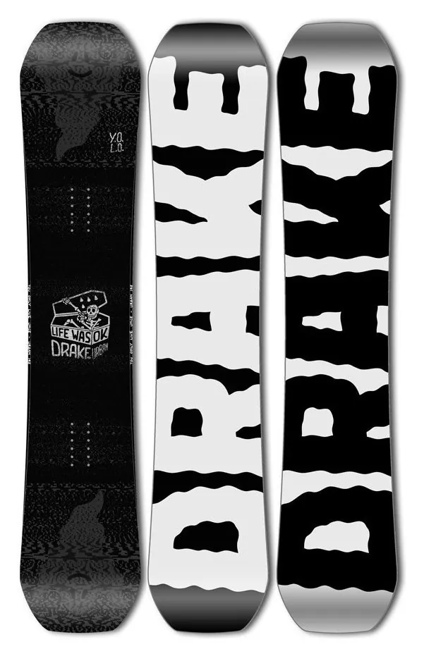 Сноуборд Drake URBAN 154 Black/white (76271003) (154 см black, white)