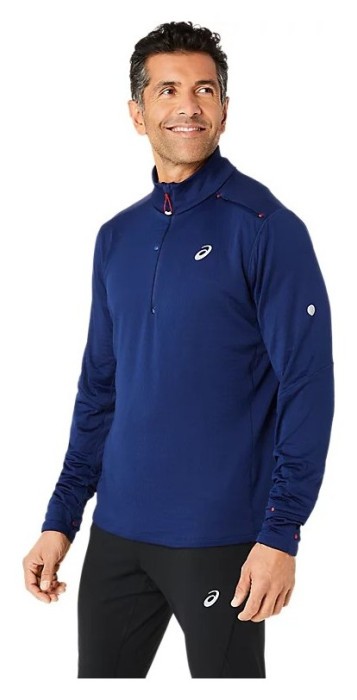 Лонгслив Asics (2011D108) ROAD WINTER 1/2 ZIP MID LAYER 2024