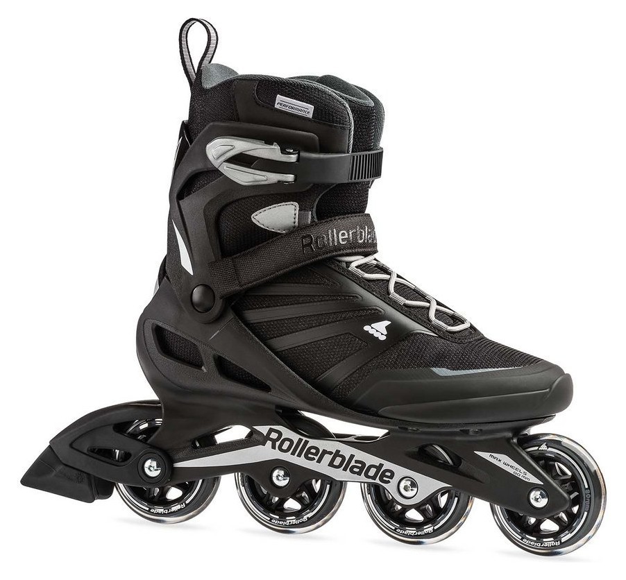 Роликові коньки для дорослих Rollerblade ZETRABLADE M 38 (7US) 240мм Black/silver (07958600), укр, укр