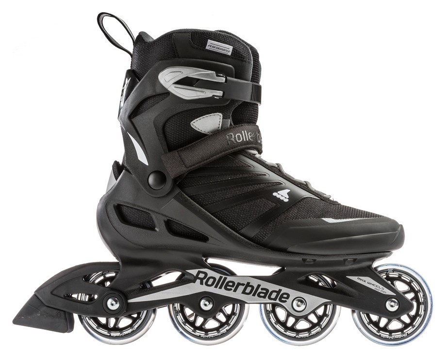 Роликові коньки для дорослих Rollerblade ZETRABLADE M 38 (7US) 240мм Black/silver (07958600)