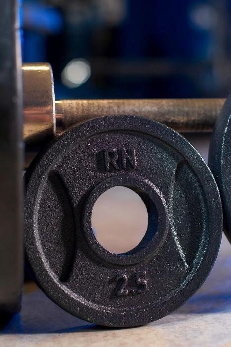 Диск олімпійський, металевий 2,5 кг RN-Sport під гриф Ø50мм