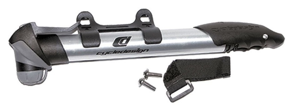 Насоси для велосипедів Cycledesign ALU SIMPLE Silver/black (PP1684), укр, укр