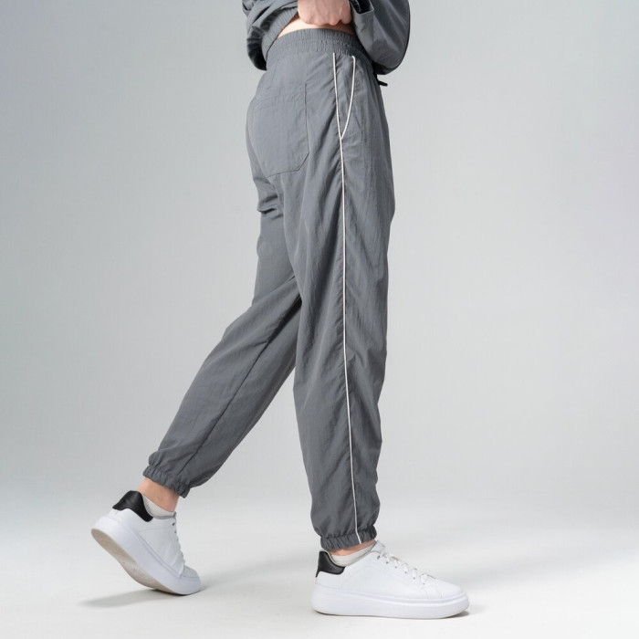 Легкий спортивный костюм Slavni мужской темно-серый, Демисезонный костюм Slavni Porto темно-серый