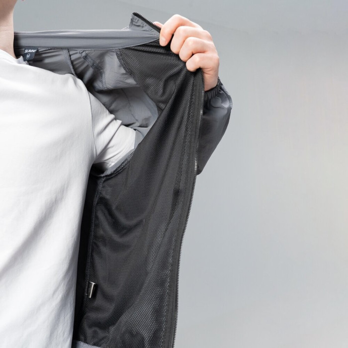 Легкий спортивный костюм Slavni мужской темно-серый, Демисезонный костюм Slavni Porto темно-серый