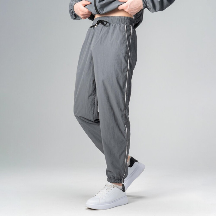 Легкий спортивный костюм Slavni мужской темно-серый, Демисезонный костюм Slavni Porto темно-серый