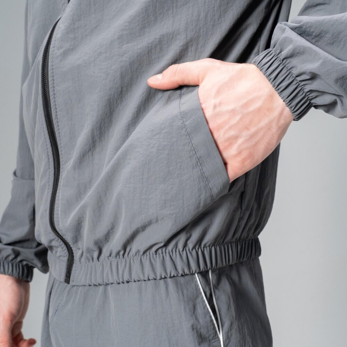 Легкий спортивный костюм Slavni мужской темно-серый, Демисезонный костюм Slavni Porto темно-серый