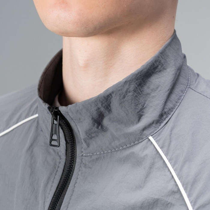 Легкий спортивный костюм Slavni мужской темно-серый, Демисезонный костюм Slavni Porto темно-серый