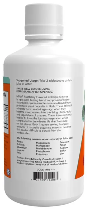 Colloidal Minerals Raspberry - 32oz