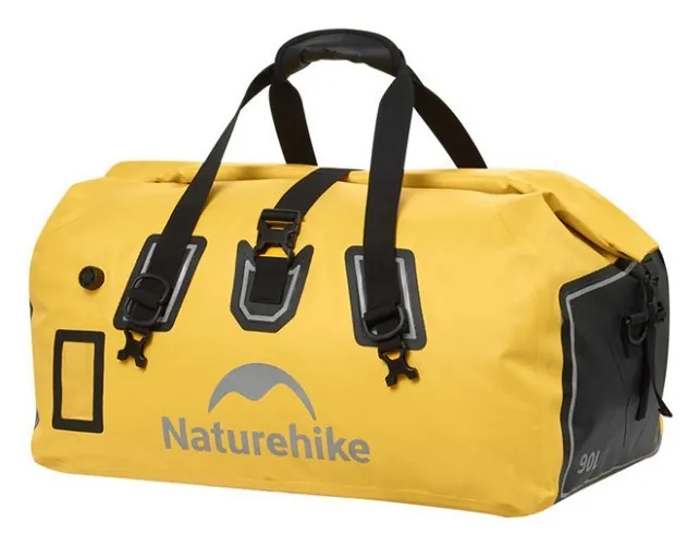 Водонепроницаемая дорожная сумка Naturehike CNK2450XB015, 90 л, желтая
