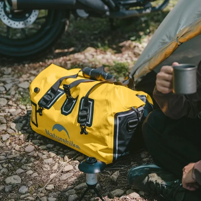 Водонепроницаемая дорожная сумка Naturehike CNK2450XB015, 90 л, желтая