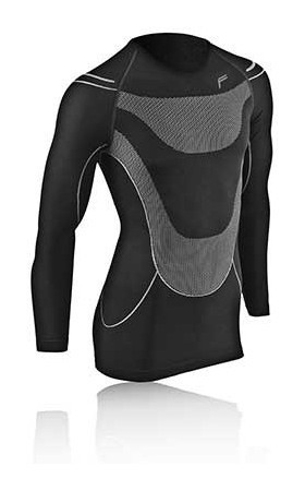 Термобілизна для дорослих: чоловіча кофта Fuse MEGALIGHT 140 LONGSHIRT MAN M Black, укр, укр