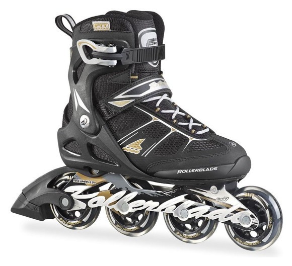Роликові коньки для дорослих Rollerblade MACROBLADE 80 W 35 (5US) 220мм Black/gold (07502300 944), укр