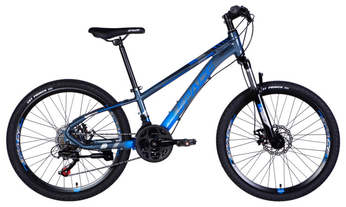 Велосипед AL 24" SPACE MERCURY DD FR рама-11" сіро-синій 2026