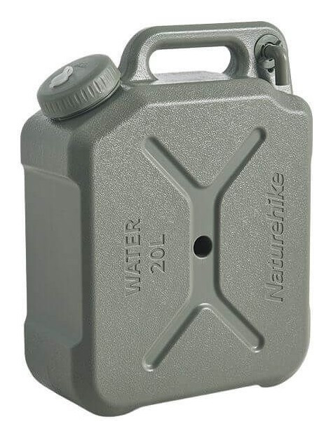 Каністра для води Naturehike CNH22CJ018, 20 літрів, темно-зелена, укр, укр