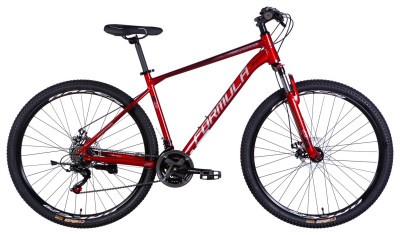 Велосипед AL 29" Formula MOTION DD FR рама-19" красный с серым 2026