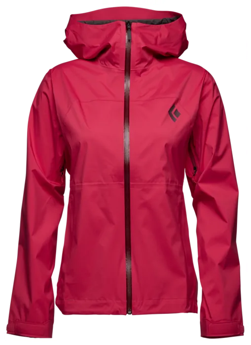 Мембранная женская куртка Black Diamond W Stormline Stretch Rain Shell, Pomegranate, XS