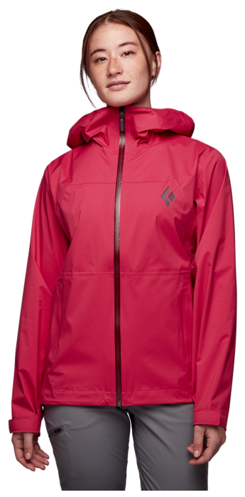Мембранная женская куртка Black Diamond W Stormline Stretch Rain Shell, Pomegranate, XS