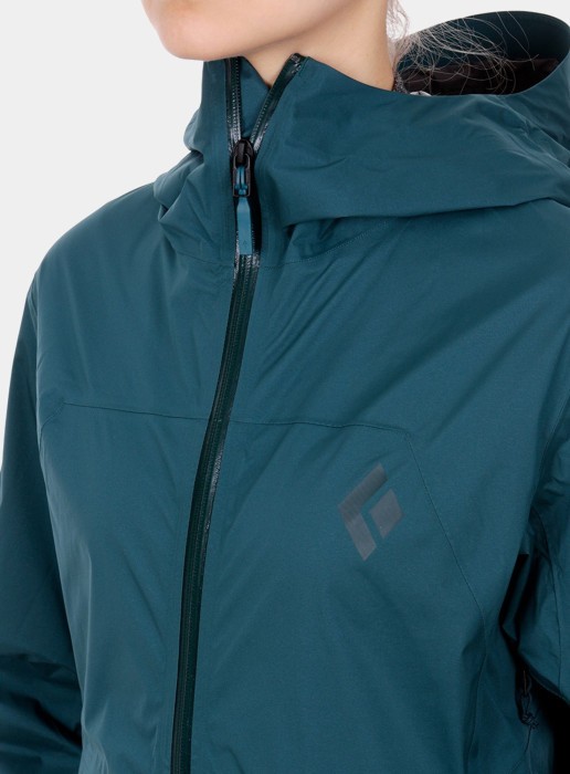 Мембранная женская куртка Black Diamond W Stormline Stretch Rain Shell, Pomegranate, XS
