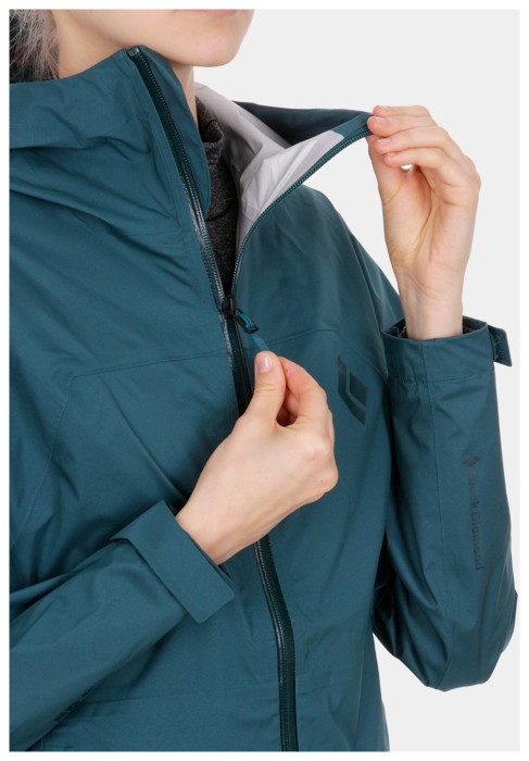 Мембранная женская куртка Black Diamond W Stormline Stretch Rain Shell, Pomegranate, XS