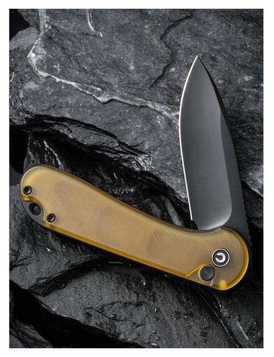 Ніж складаний кишеньковий Civivi Elementum II, (7.5 см) Nitro-V / Ultem, укр, укр