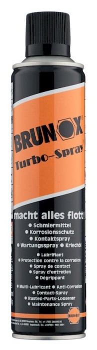 Универсальная смазка для ежедневного ухода и консервации оружия, спрей Brunox Turbo-Spray 400ml