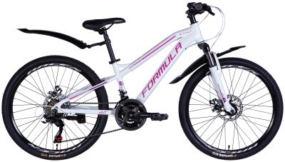 Велосипед AL 24" Formula BLACKWOOD 1.0 DD FR рама-12,5" бело-розовый 2025