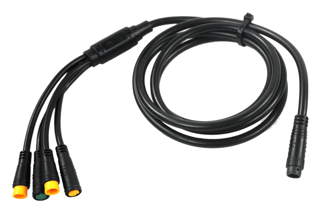 Кабель 4к1 L=1350*150mm (разъем для торм. ручек, ручки газа с диспл, фары)